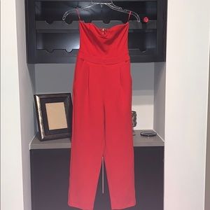 Red jumpsuit